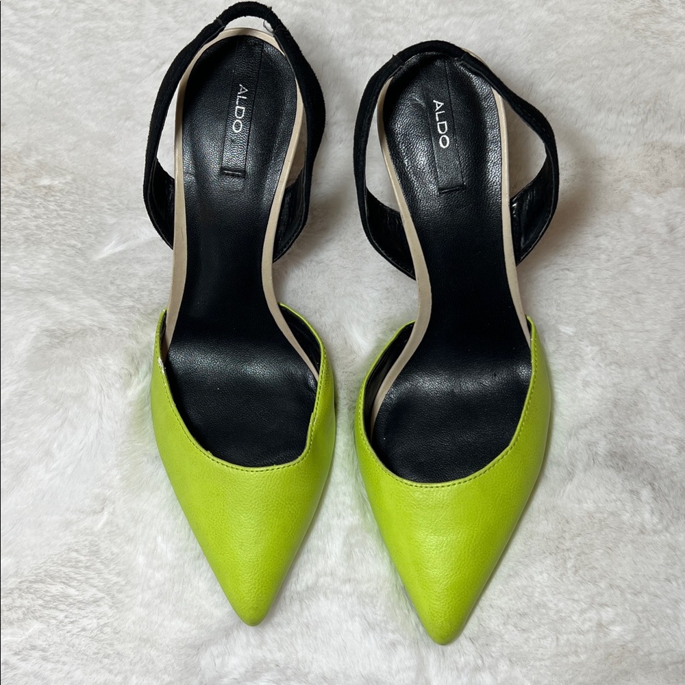 ALDO heels. Great condition. Small blemish on edge of right heel as pictured.
